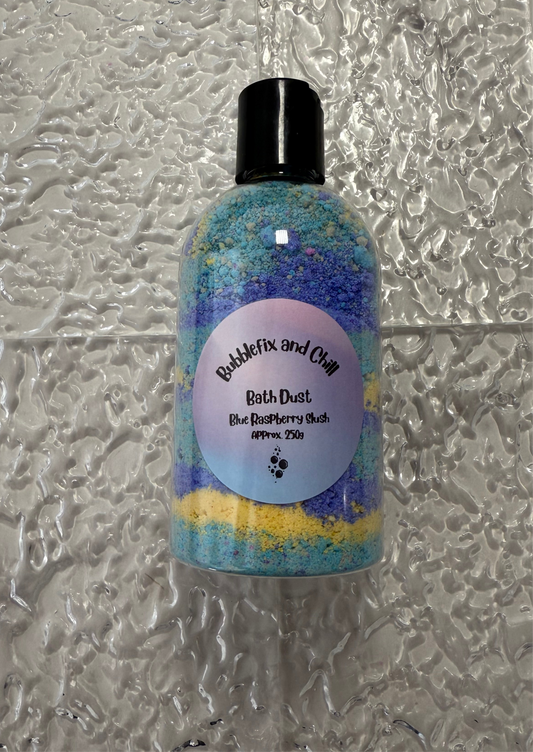Bath Dust Bottle - Blue Raspberry Slush
