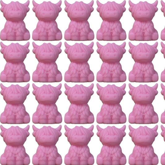 Small Pink Highland Cow Soap Bar