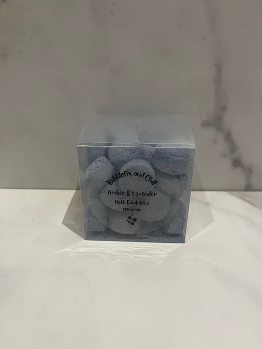 Mini Bath Bomb Bits Gift Set - Amber & Lavender