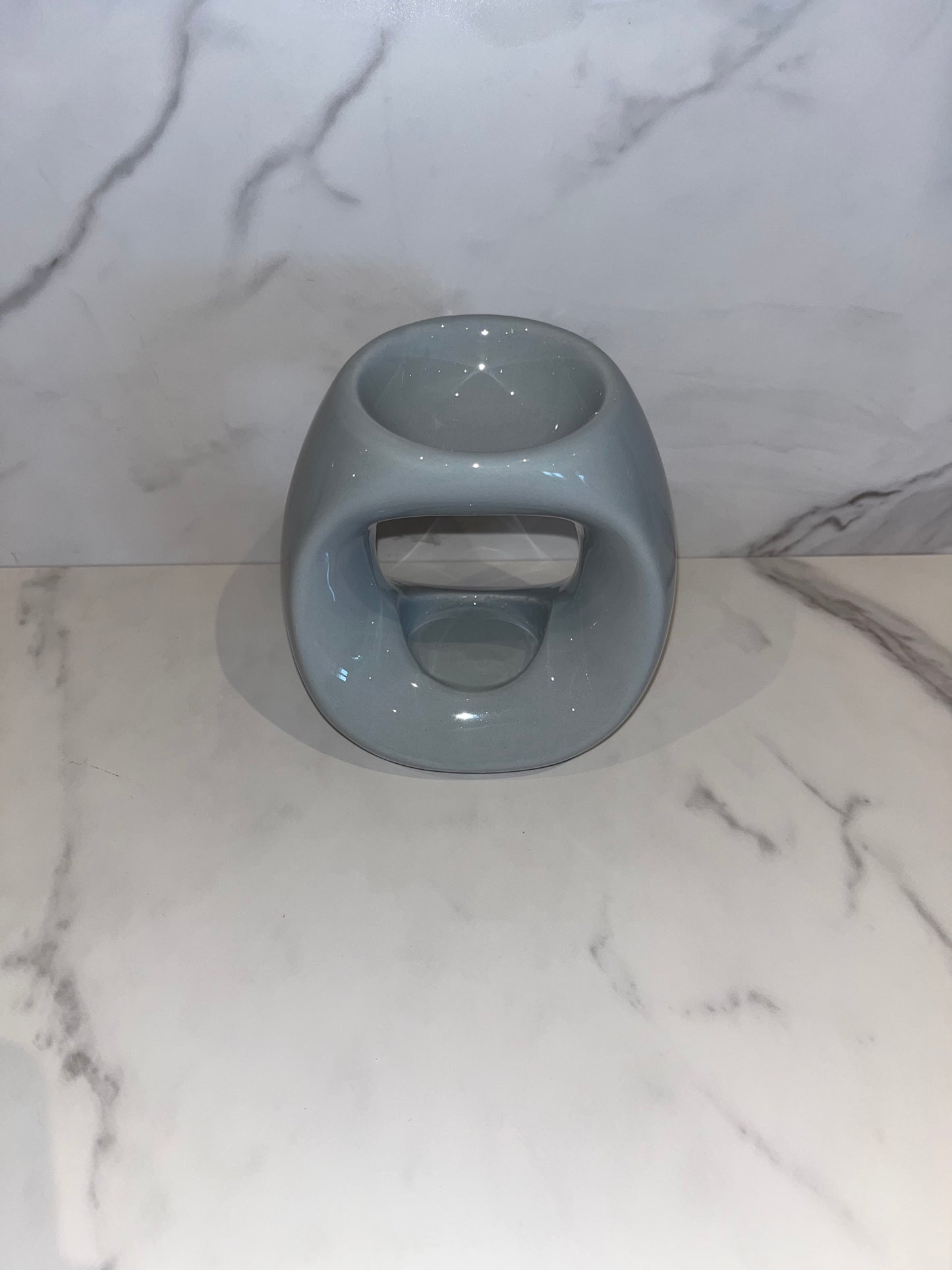 Grey Oval Ceramic Burner