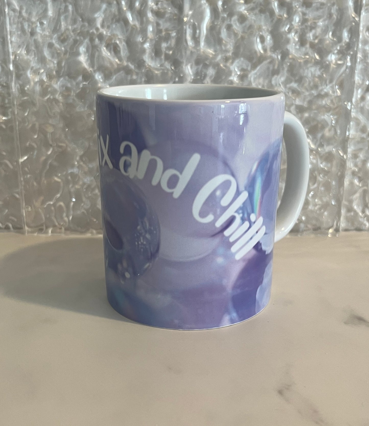 Bubblefix and Chill mug