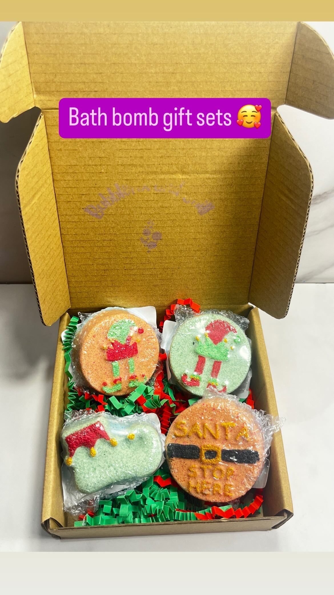 Christmas Bath Bomb Gift Set