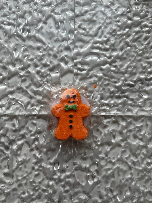 Mini Gingerbread Man Bath Bomb