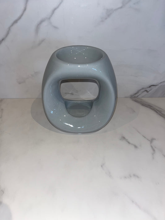 Grey Oval Ceramic Burner