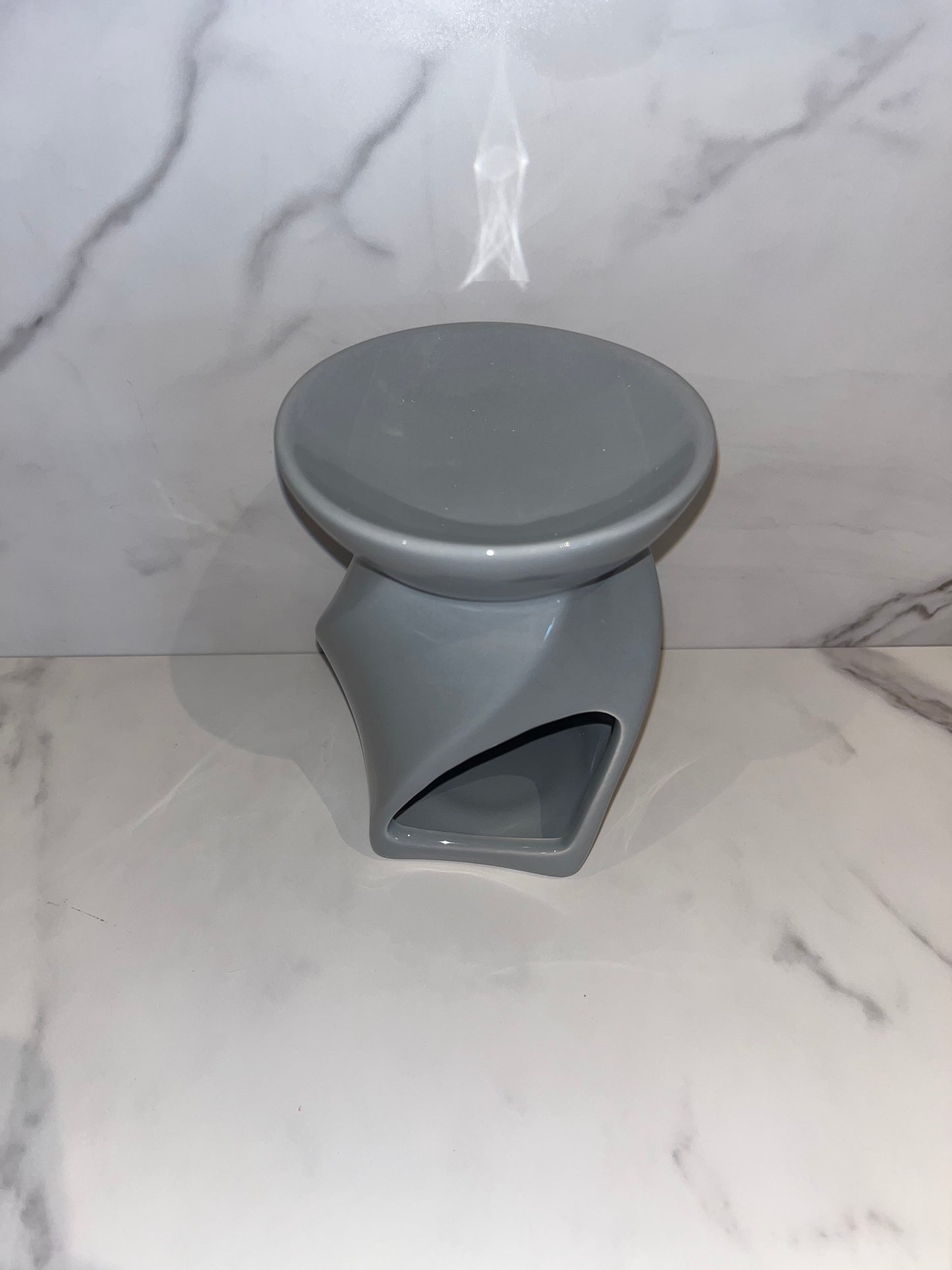 Grey Swirl Ceramic Burner