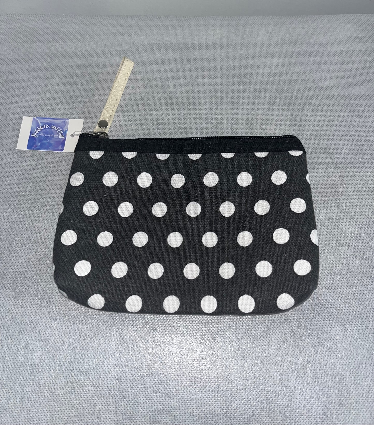 Black Polkadot Small Bag