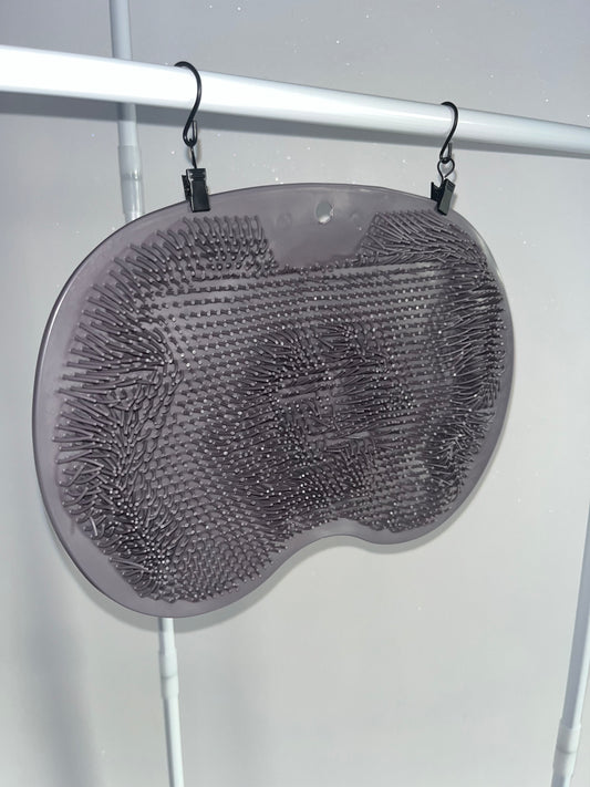 Grey Silicone Massage Mat